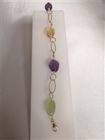 Bracciale Valle Gioielli Donna in Oro Ametista BRROMA - BRROMA